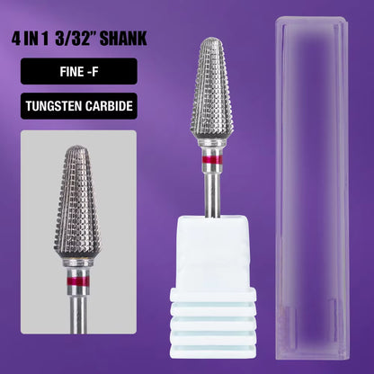 1Pc Nail Drill Bit Rotate Burr Milling Nail Cutter Bits Electric Drill Machine for Manicure Pedicure Tools