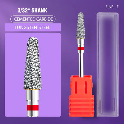 1Pc Nail Drill Bit Rotate Burr Milling Nail Cutter Bits Electric Drill Machine for Manicure Pedicure Tools