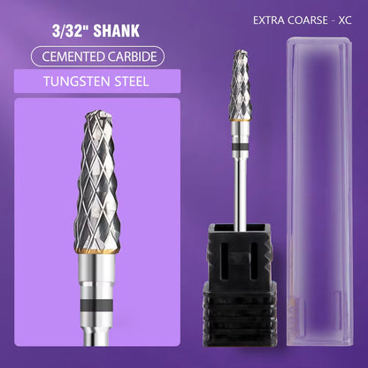 1Pc Nail Drill Bit Rotate Burr Milling Nail Cutter Bits Electric Drill Machine for Manicure Pedicure Tools