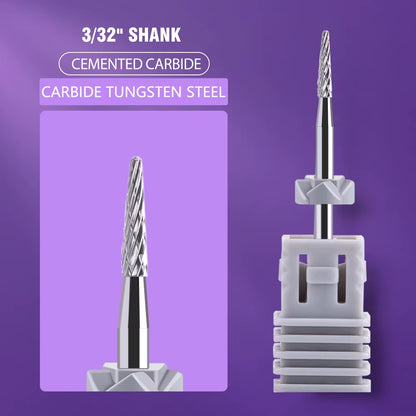 1Pc Nail Drill Bit Rotate Burr Milling Nail Cutter Bits Electric Drill Machine for Manicure Pedicure Tools