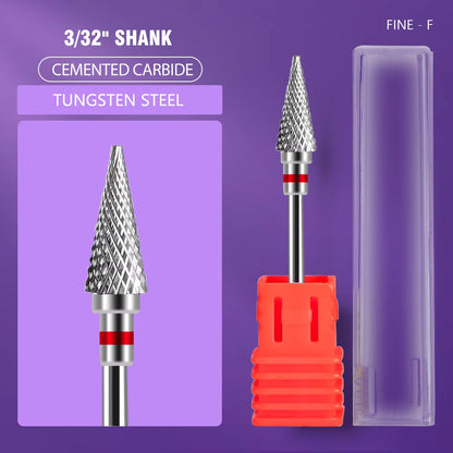 1Pc Nail Drill Bit Rotate Burr Milling Nail Cutter Bits Electric Drill Machine for Manicure Pedicure Tools